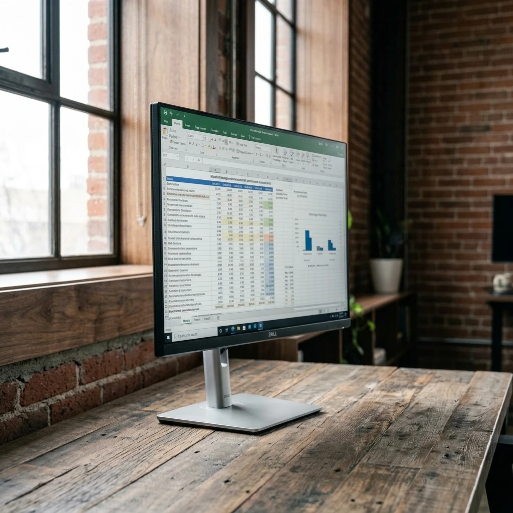 Industrial Home Office Setup 2026 — Dell 27 Plus 4K Monitor - S2725QS - 27-inch 4K (3840 x 2160) 120Hz 16:9 Display, IPS Panel, AMD FreeSync Premium, sRGB 99%, Integrated Speakers, 1500:1 Contrast Ratio, Comfortview - Ash White