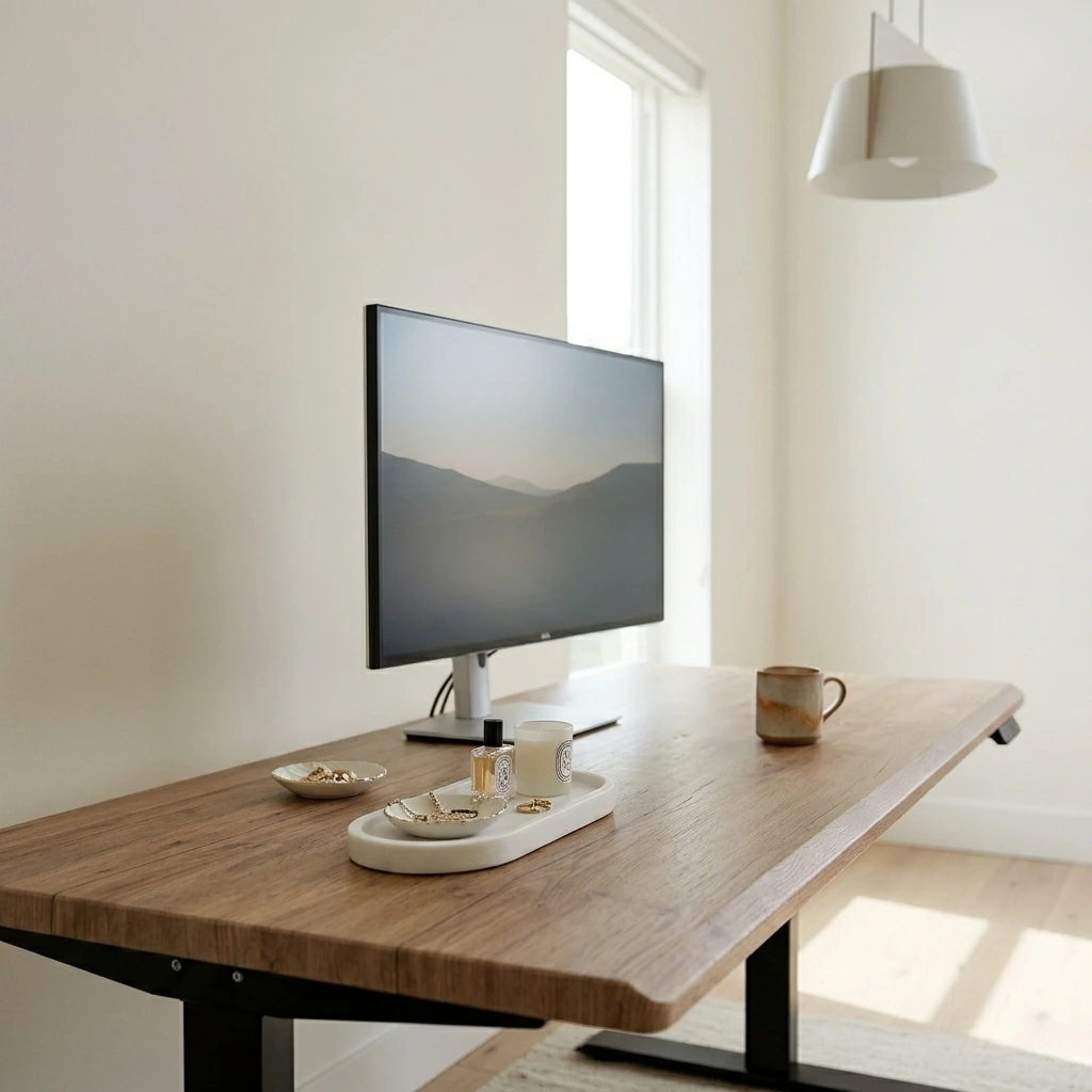 Minimalist Bedroom — Dell 27 Plus 4K Monitor - S2725QS - 27-inch 4K (3840 x 2160) 120Hz 16:9 Display, IPS Panel, AMD FreeSync Premium, sRGB 99%, Integrated Speakers, 1500:1 Contrast Ratio, Comfortview - Ash White