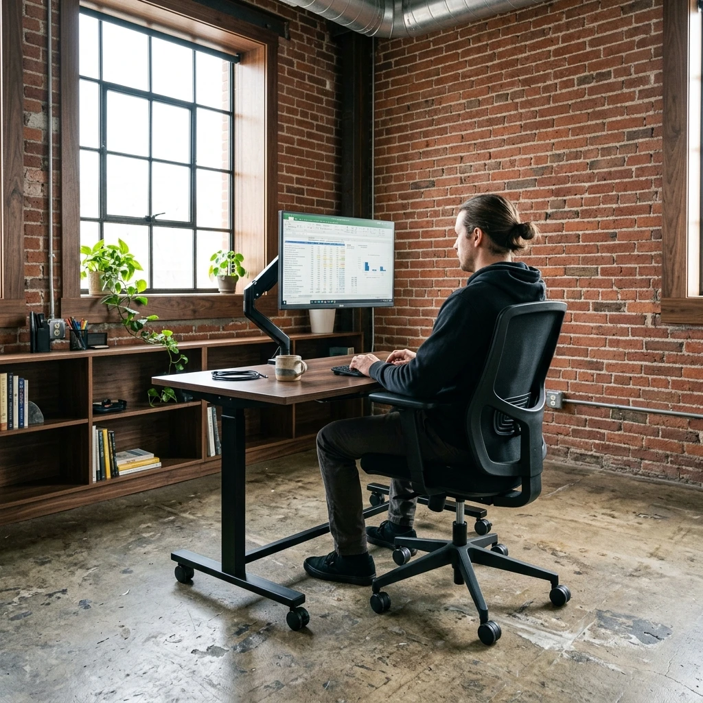 Industrial Home Office Setup 2026