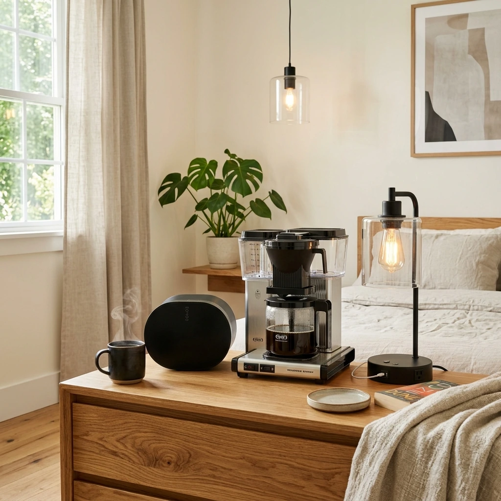 Cozy Wood Bedroom