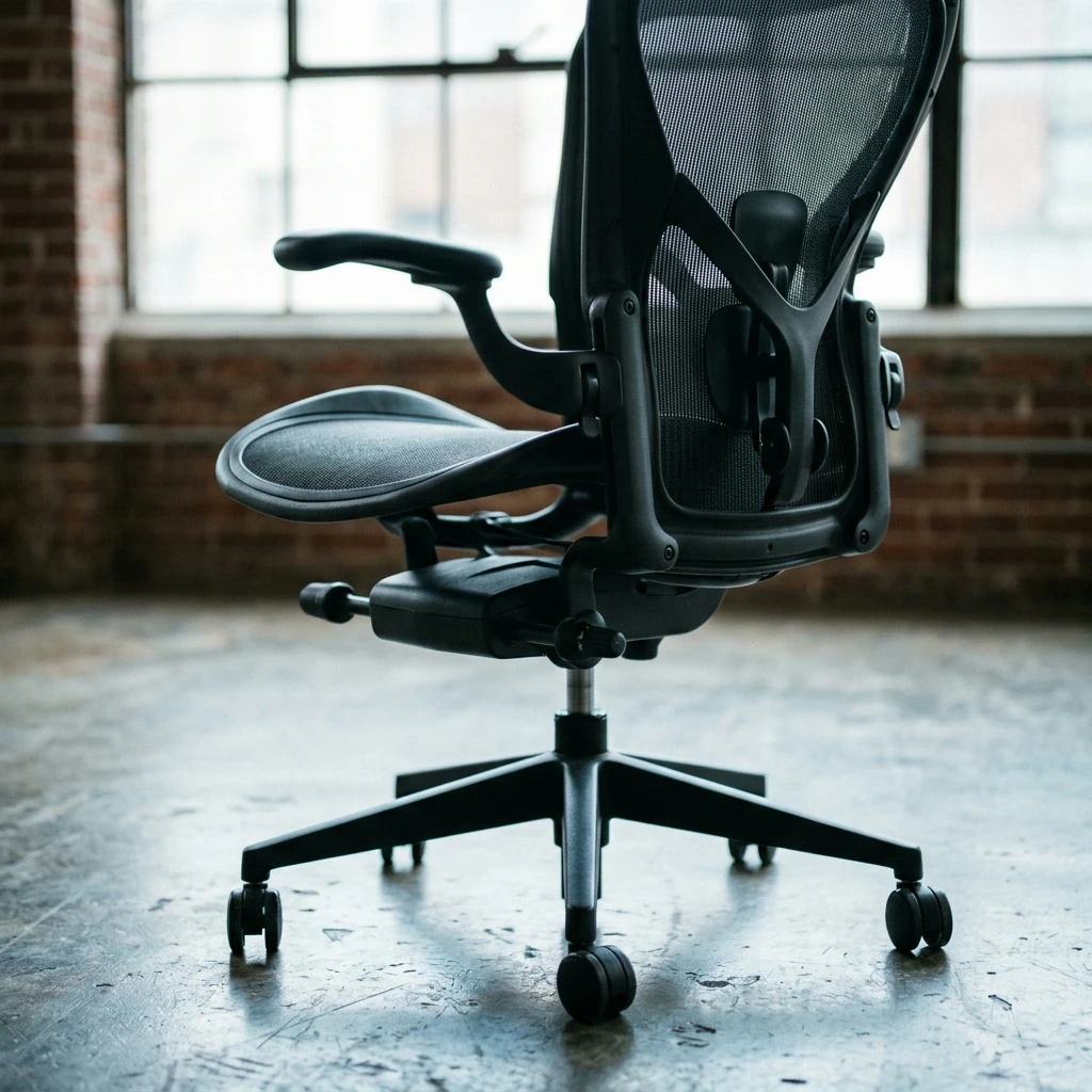 Industrial Home Office Setup 2026 — TRALT Office Chair Ergonomic Desk Chair, 330 LBS Home Mesh Office Desk Chairs with Wheels, Comfortable Gaming Chairs (White)